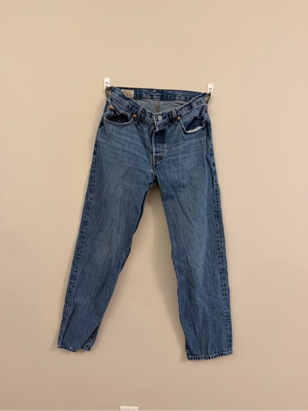 Levi's Blue Straight-Leg Jeans